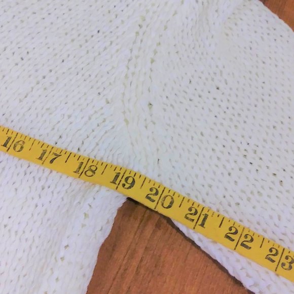 SYDNEY EASTON SWEATER OPEN KNIT TUNIC LONG SLEEVED - Picture 6 of 8